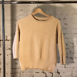 Cream cotton Cos sweater
